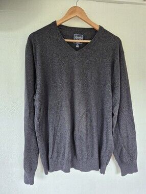 Chaps By Ralph Lauren Cotton And Cashmere V Neck Sweater Medium